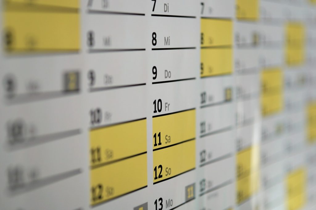 Kalender der Chrischonagemeinde Bezirk Mücke